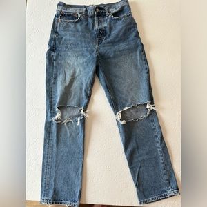 Top shop dad Jean size 28x30